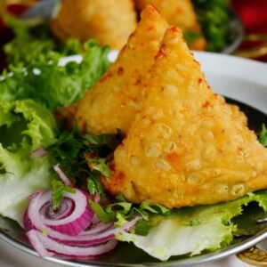Close-Up Photo of Fried Food on Saucer